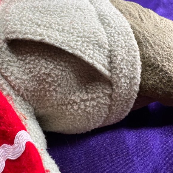 📌Hallmark Cold Weather Ready Plush Teddy w/ Mittens Red Scarf - Gloves- Sweater - Picture 14 of 15